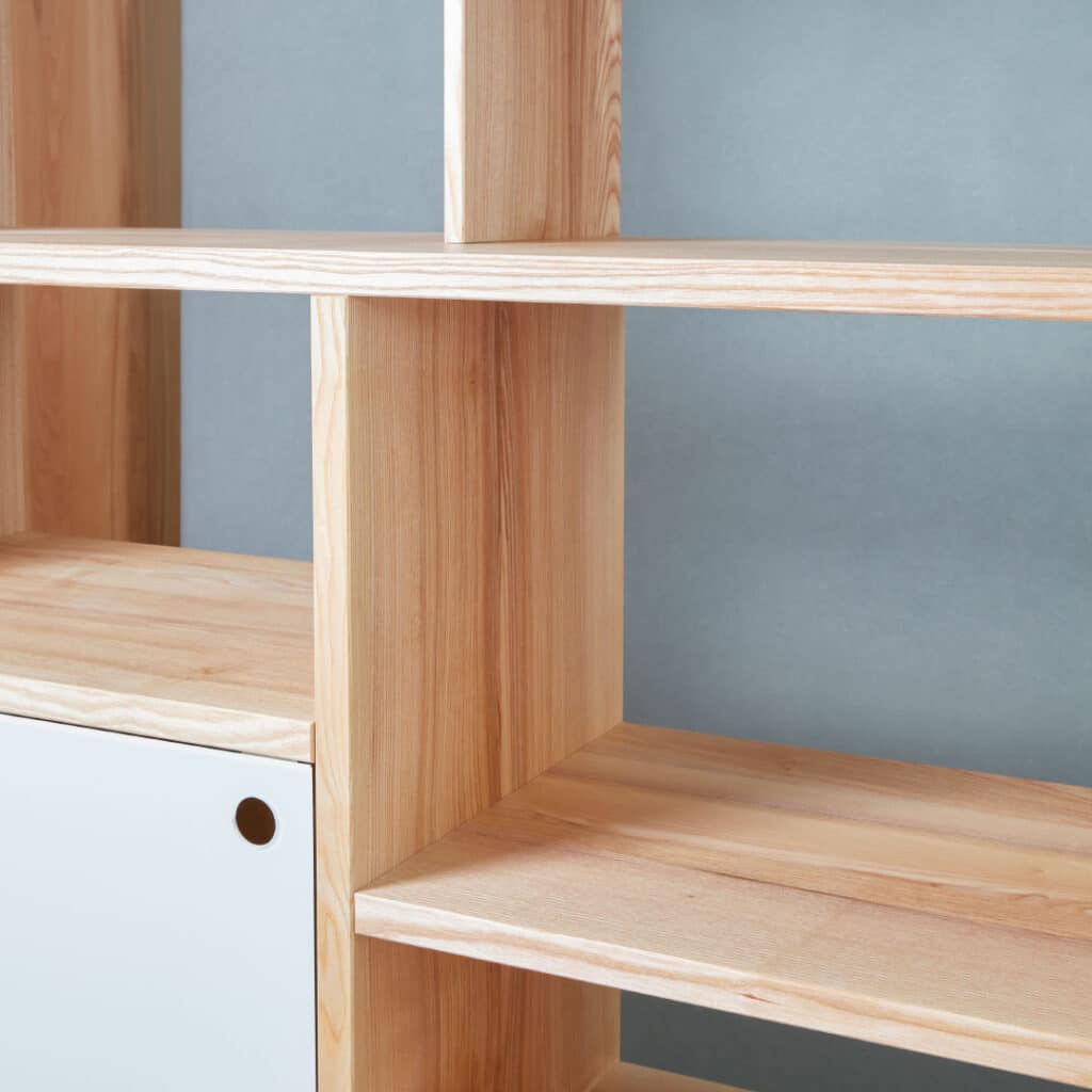 Regal Massivholz Esche